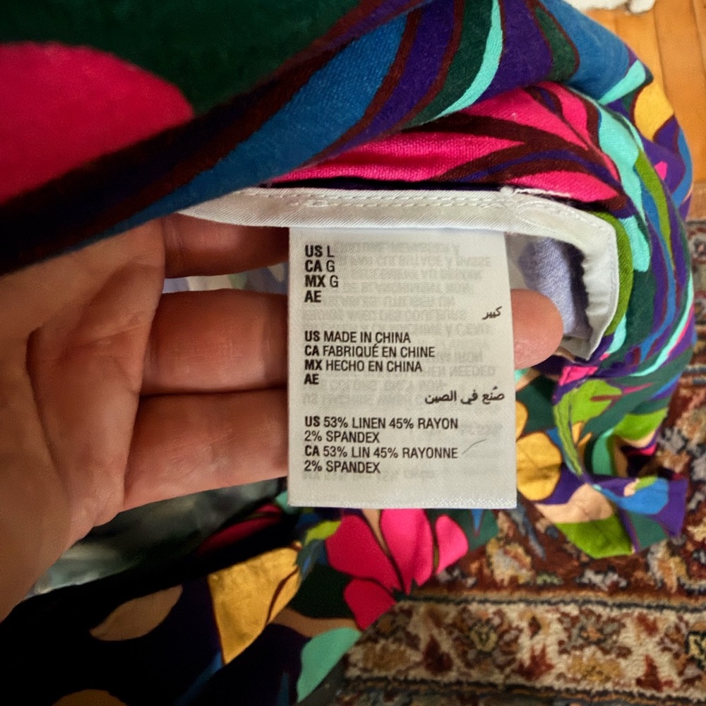 INC International Concepts Multicolor Floral duster jacket - Picture 10 of 15
